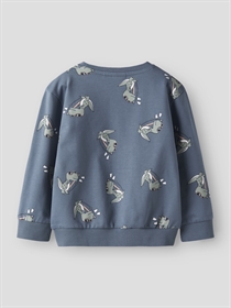 NAME IT Sweatshirt Vermo Blue Mirage Dino Surf